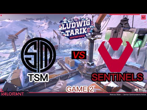Ludwig x Tarik Invitational TSM VS SENTINELS - LOWER FINA (GAME 2) #valorant #tsm #sentinels #tenz