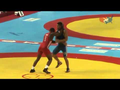 2011 Worlds Greco 66kg - Justin Lester (USA) vs. Angelo Mota Brea (DOM)