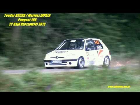 Teodor KOCUR / Mariusz ZAPAŁA - Peugeot 106 - 22 Rajd Rzeszowski 2013