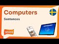 Computers Swedish Example Sentence List