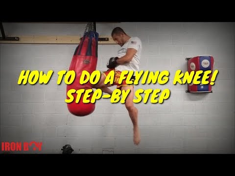 MUAY THAI - HOW TO DO A FLYING KNEE OR JUMPING KNEE