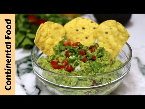 How to Make Fresh Homemade Guacamole | Easy Guacamole Recipe By Continental Food