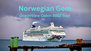 Norwegian Gem Oceanview Cabin 5552