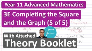3E Completing the Square and the Graph (5 of 5)