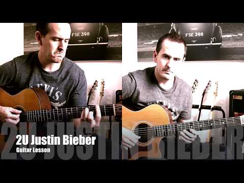 How to play 2u Justin Bieber Guitar Lesson Tutorial.