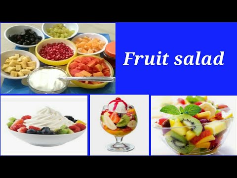 Fruit salad with Ice cream