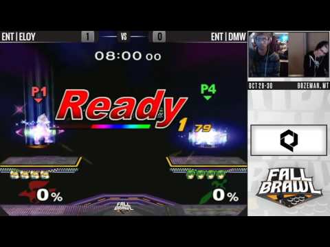 Fall Brawl 2016: ENT | Eloy (Fox) vs. ENT | DMW (Marth)  - Melee Singles