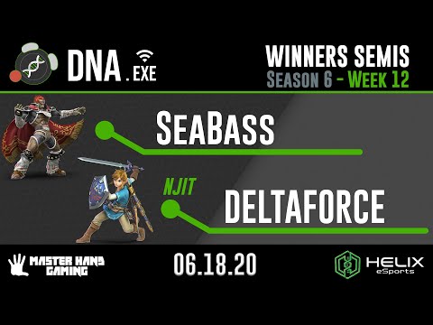 DNA.EXE S6:W12 - SeaBass (Ganon) Vs. NJIT | DELTAFORCE (Link) - W Semifinals