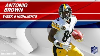 Antonio Brown's 8 Catches for 155 Yards & 1 TD! | Steelers vs. Chiefs | Wk 6 Player Highlights