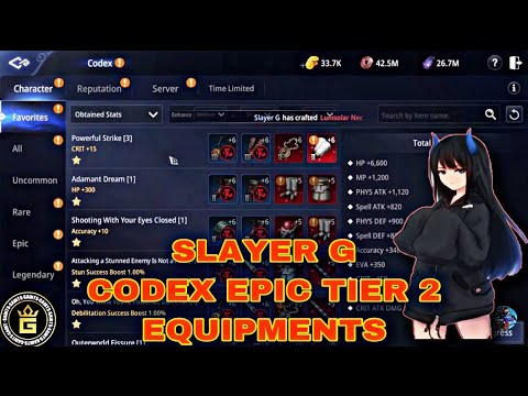 MIR4- SLAYER G CODEX TIER 2 EPIC EQUIPMENTS 😱| MR AUTO BUY IS DOING IT AGAIN!😱