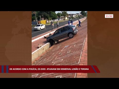 Criminosos se envolvem em acidente após ações em Demerval Lobão e Teresina 13 07 2022