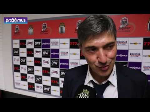 Felice Mazzu après RCSC - K.A.S Eupen