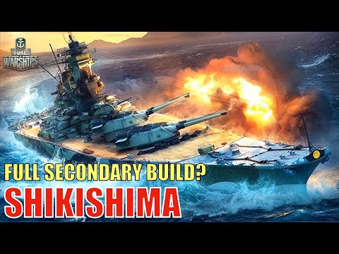 🎯 Shikishima – Full Secondary Build Tested | Does It Work or Meme? | Replay + Build | WoWS