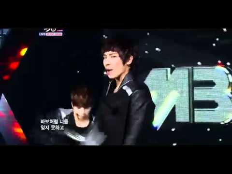 [110211] MBLAQ ~-♥-~ Stay (Music bank) [live]