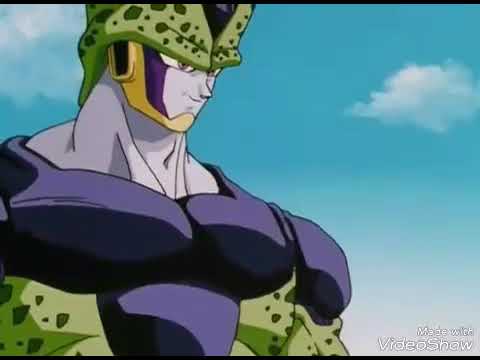 Goku mostra seu poder para Cell