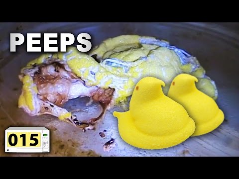 Microwave Marshmallow Peeps (#015)