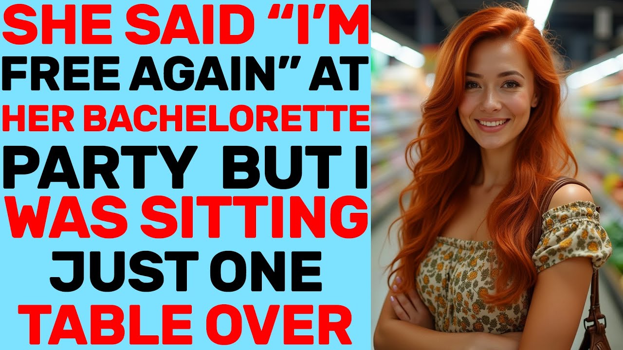 At The Bachelorette Party, She Said: “I'm Single Again” - But I Was At The Next Table