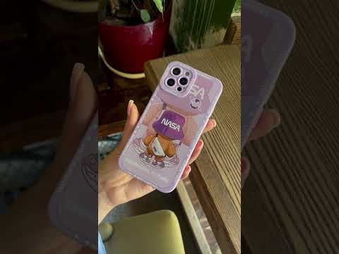 Чехол на IPhone 12 Pro «Nasa» Case Purple противоударный с закрытой камерой - фото 1 - id-p3049942811