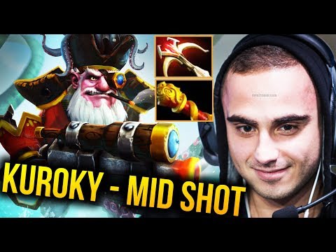 That's REALLY GOOD SHOT - KuroKy Go Mid with Sniper - Dota 2