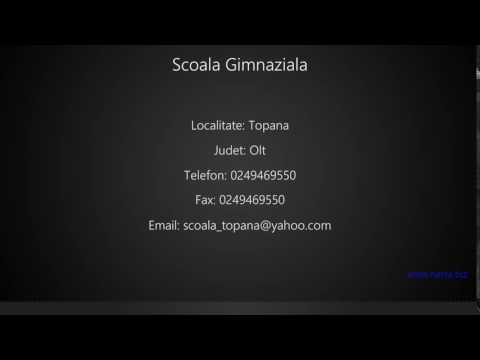 Scoala Gimnaziala Topana