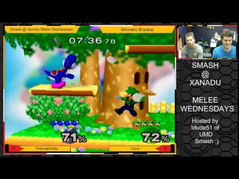 S@X - Peanutphobia (Yoshi) vs Cava (Luigi) SSBM Winners - Melee