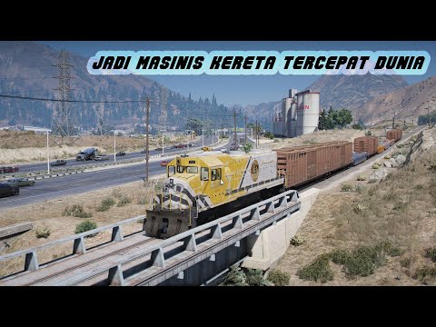 JADI MASINIS KERETA TERCEPAT DIDUNIA MELEBIHI KECEPATAN SUARA