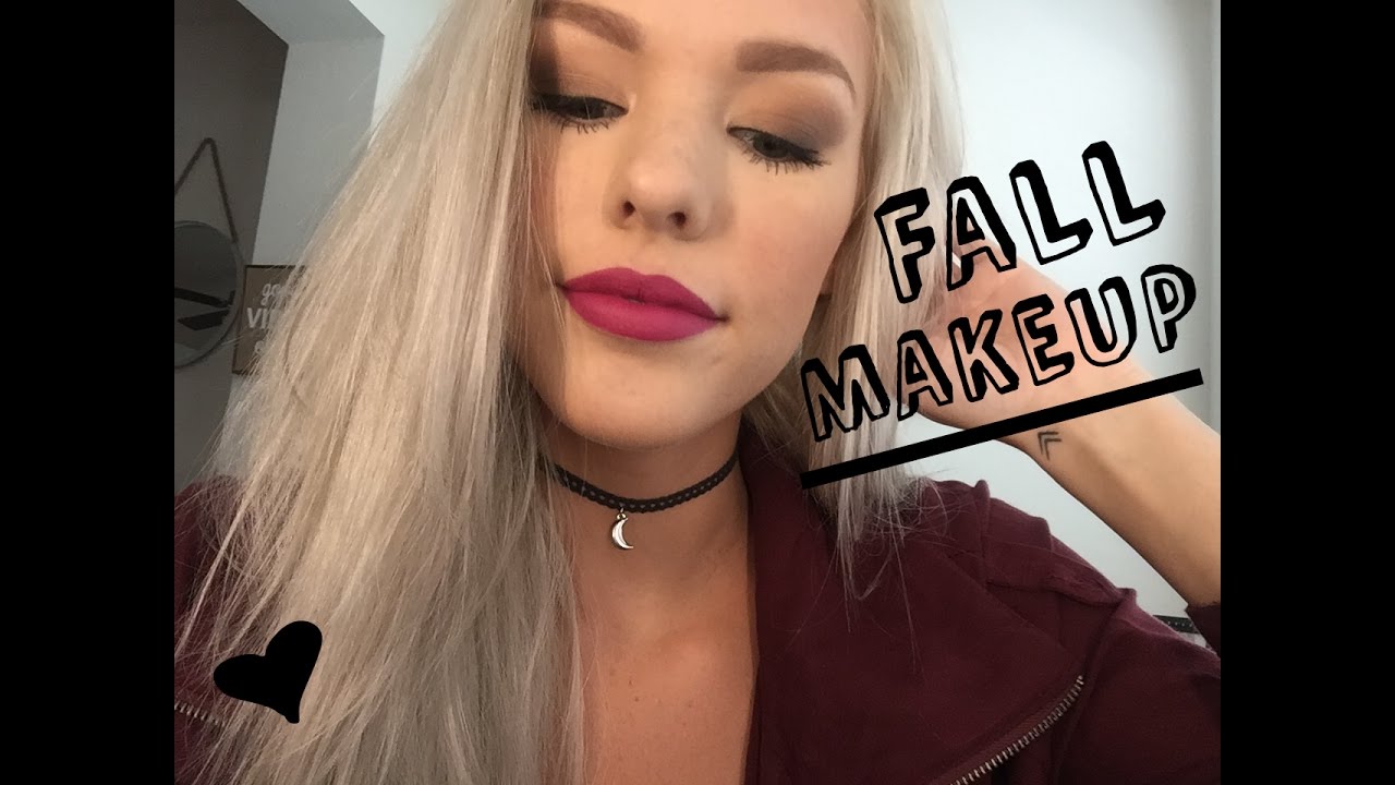 EASY FALL MAKEUP LOOK//BOLD LIPS