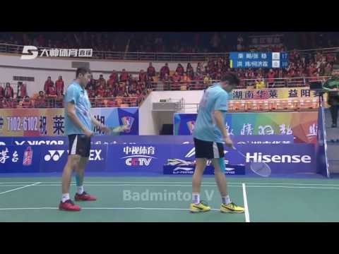 Badminton 2016 2017 CBSL Chai Biao Zhang Wen vs Hong Wei He Jiting