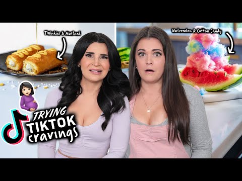 Trying *WEIRD* Pregnancy Cravings! From TikTok!