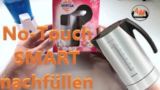 NO-TOUCH 👷 SMART nachfüllen; Seifenspender Sagrotan/Dettol - 4M