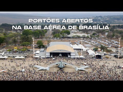 Portões Abertos da Base Aérea de Brasília recebe público recorde