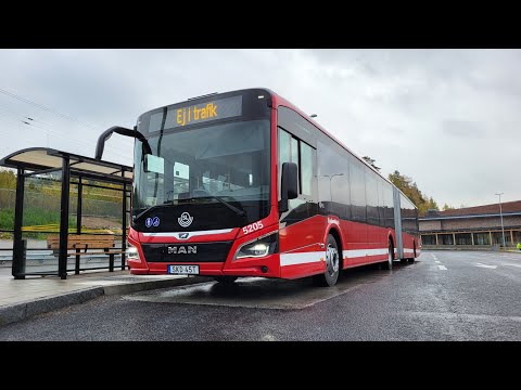 Linje 579 Sigtuna busstation-Märsta station med Transdev 5205