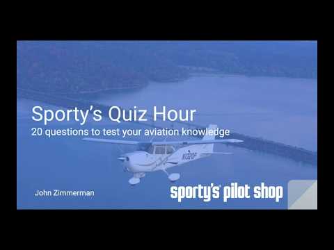 Sporty's Quiz Hour - 20 Questions to Test Your Aviation Knowledge