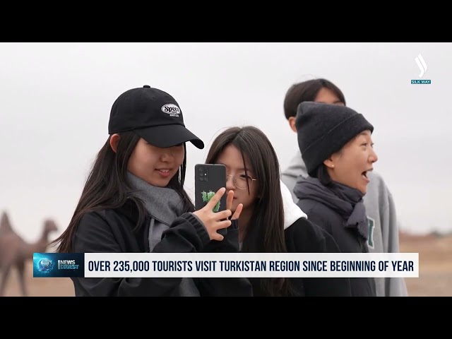 С начала года Туркестанскую область посетили свыше 235 тысяч туристов