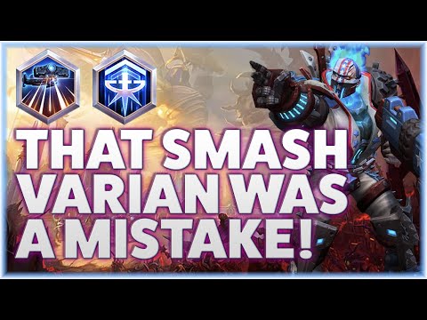 Raynor Hyperion - THAT SMASH VARIAN WAS A MISTAKE! - Grandmaster Storm League