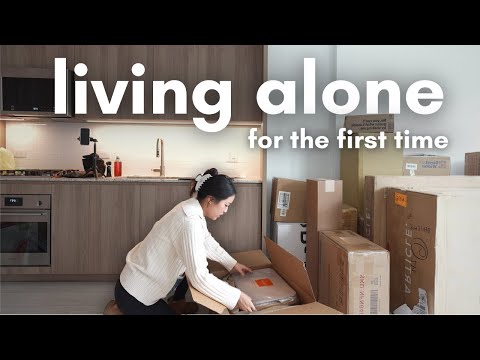 Everything I did to move out of my parents house | first big girl apartment at 24