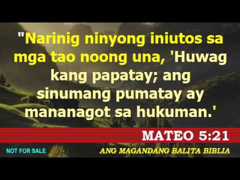 Magandang Balita Biblia - Mateo 5