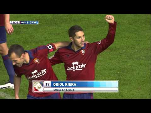 Gol de Cejudo (1-0) en el Osasuna - RCD Espanyol - HD