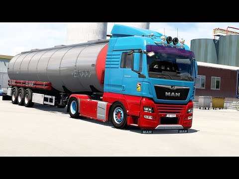 Euro Truck Simulator 2 | ETS2 1.45 | MAN TGX Euro 6 | Toulouse (F) to La Rochelle (F)