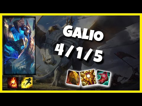Galio vs Bard KOREAN Challenger SUPPORT (4/1/5) - v11.6