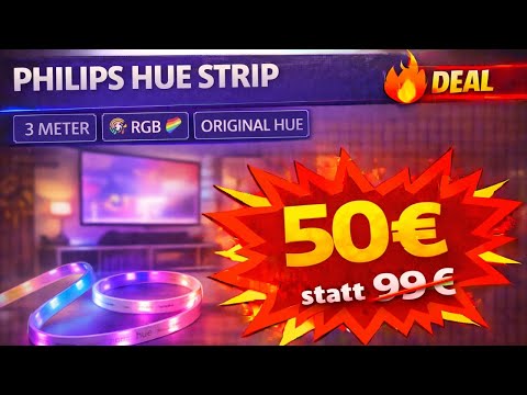Deal des Tages: Philips Hue Lightstrip Plus Basis-Set V4 – nur 50€! 🔥 | MyDailyBrands