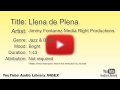 Llena De Plena Jimmy Fontanez Media Right Productions Jazz Blues Bright YouTube Audio Libr