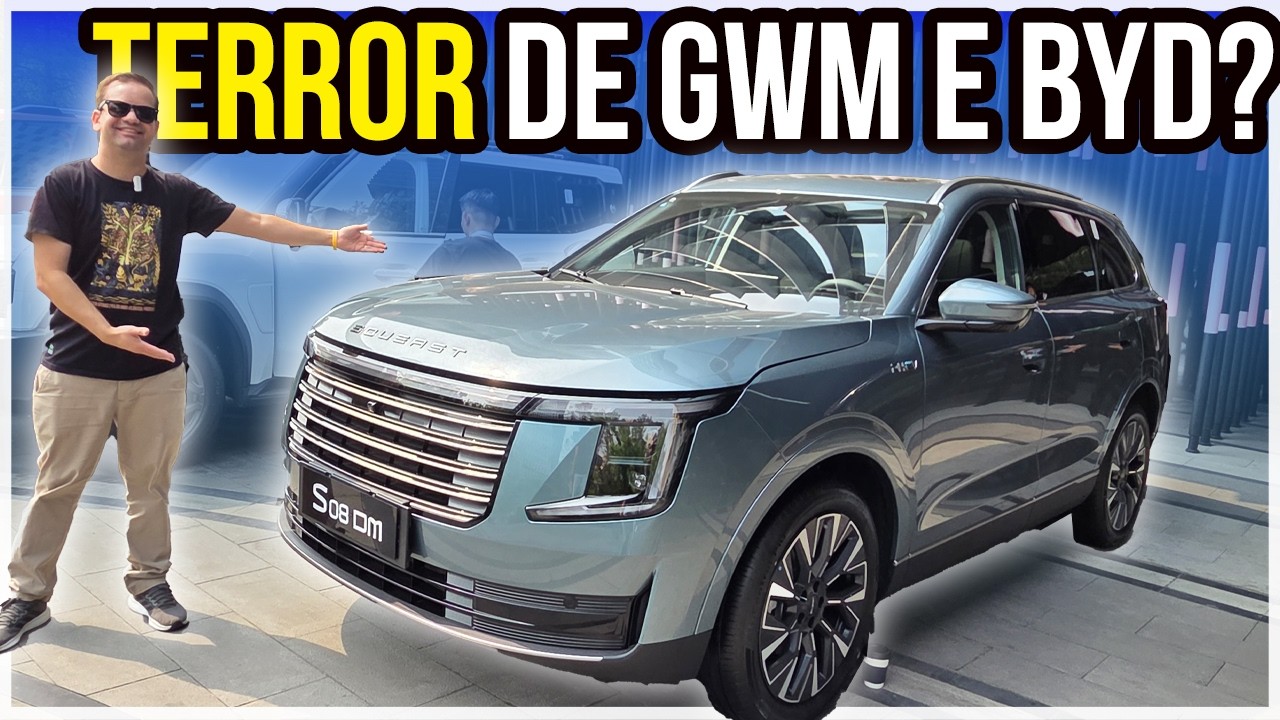 Jetour S08: SUV híbrido de 7 lugares BREVE NO BRASIL!
