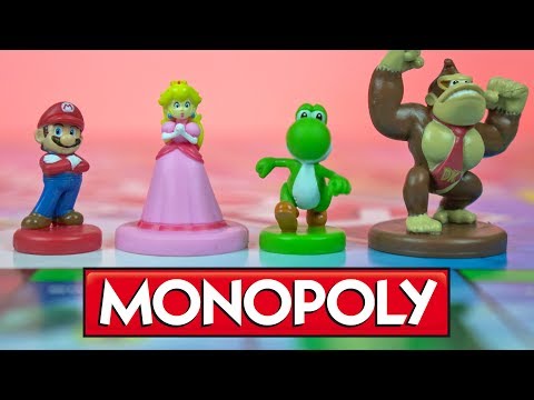 Nintendo Monopoly Gamer Edition Unboxing & First Look | A Super Mario Board GAME!