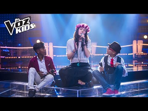 Brayan, Mariana y Yoryi cantan La Quiero a Morir – Batallas | La Voz Kids Colombia 2018