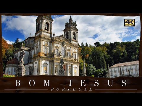 Bom Jesus do Monte, Braga ● Portugal 🇵🇹 【4K】 Aerial Cinematic Drone