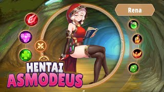 Hentai Asmodeus 💖 Rena ★ Fast  Walkthrough #1 ★ PC Steam Game 2019 ★ Ultra HD 1080p60FPS