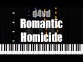 Romantic Homicide - d4vd | Piano Tutorial
