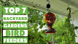 7 Best Bird Feeders for Backyard Gardens (Easy & Effective)