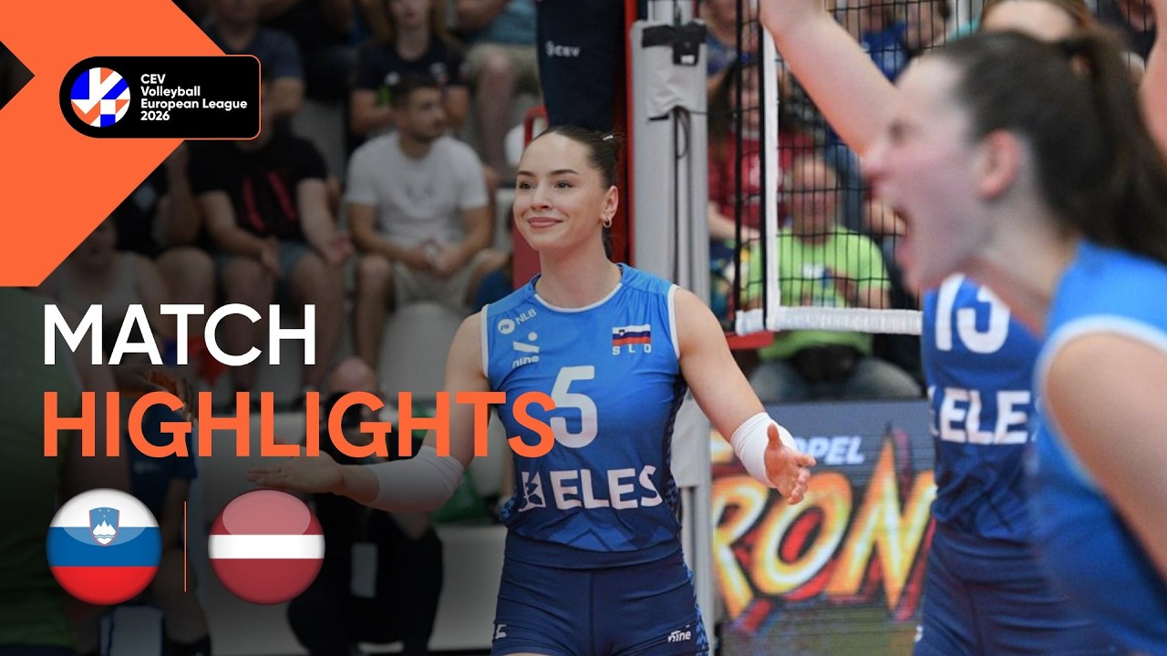 Highlights | Slovenia vs. Latvia | CEV Volleyball European League 2026 | Women